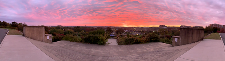 King Street Alexandria, taken from Steps of Masonic Temple at 0600